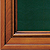 Шкаф широкий неглубокий (необходим к-т основание и топ), 90x40x217.2, Орех Орвието + Зеленый (Версаль)