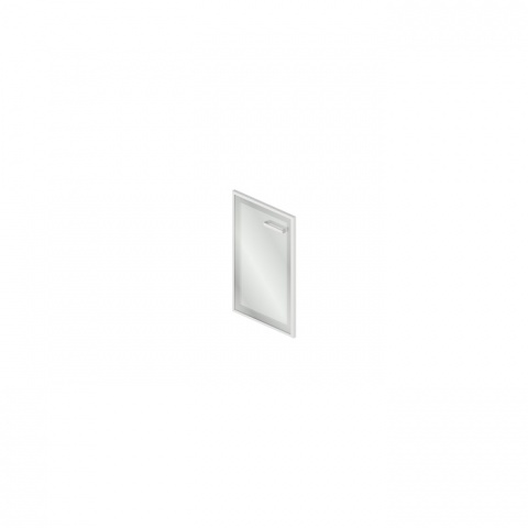 GrO-03.1 Дверь стеклянная в рамке МДФ