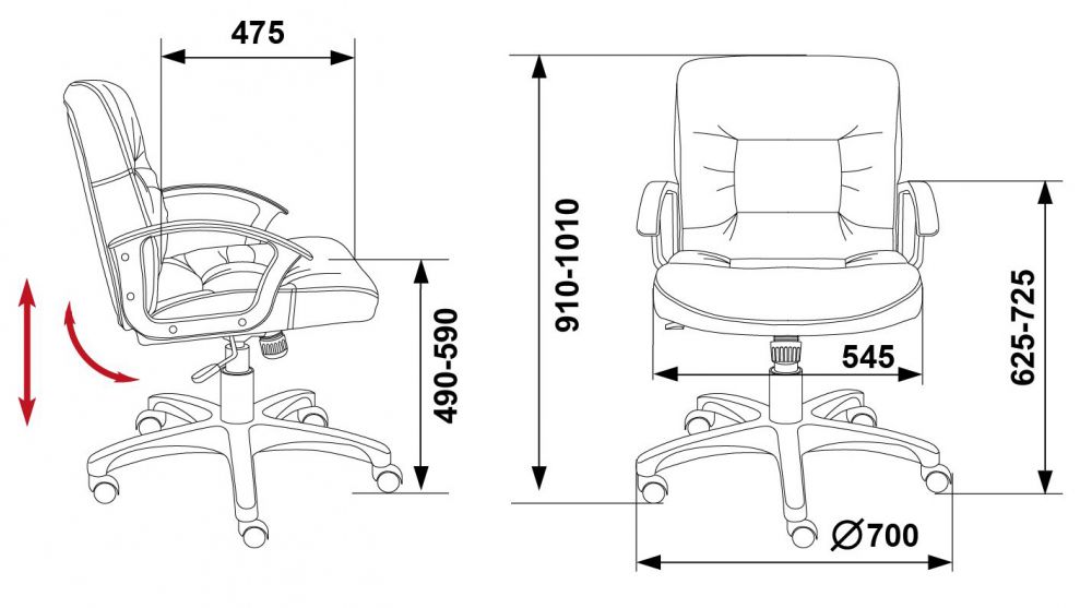 Кресло ch 725 axsn