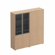 МЕ 358 шкаф комбинированный (стекло-одежда) 1840x460x1960