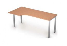 2М.143 стол на металлокаркасе эргономичный левый 1600*800*750
