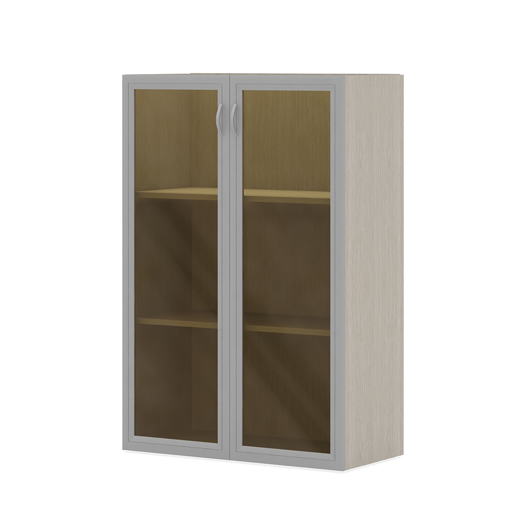 Шкаф средний со стеклом Лидер (нужен топ), ЛДР-Ш135Х90С/35, рис. 3
